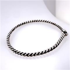 James Avery Sterling Silver Twisted Hook-On Bracelet